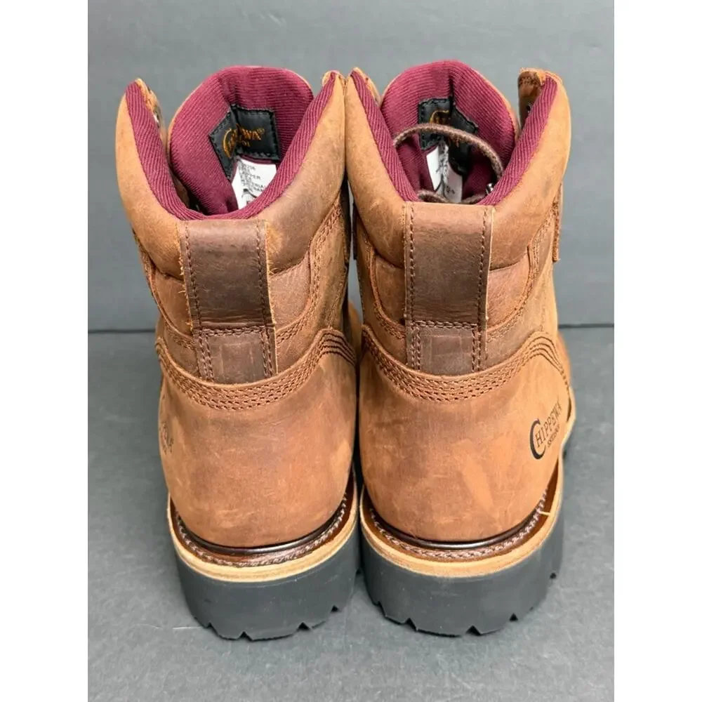 Chippewa Thunderstruck 6 Inch Waterproof Nano Composite Toe Work Boots Size 8EEE